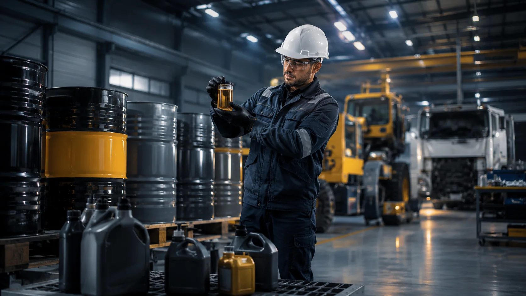 Engol industrial lubricant quality inspection